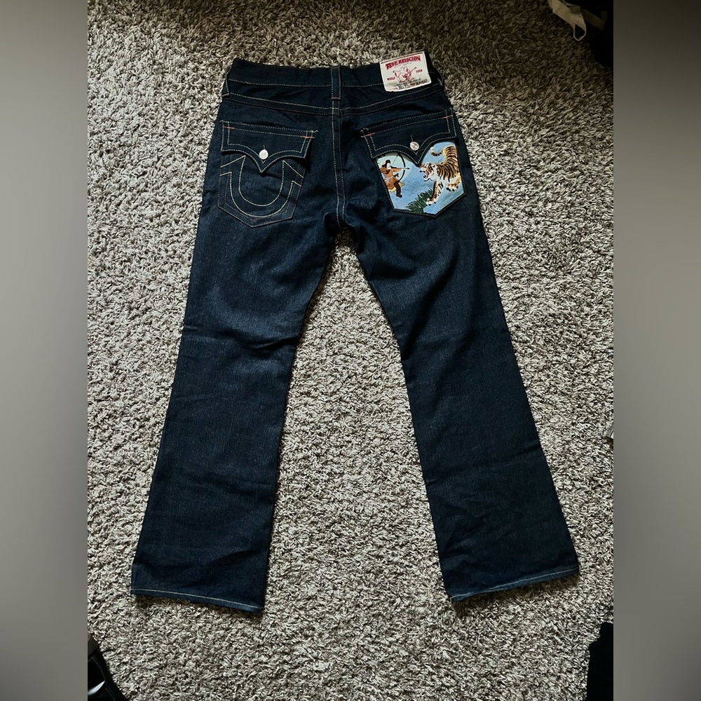 True Religion Embroidery Billy W Flap Pocket